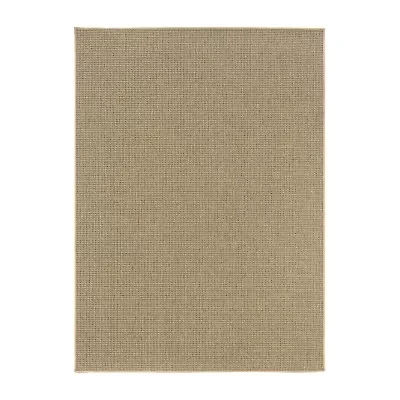 Covington Home Kehlani Flat Woven Solid Indoor Outdoor Rectangular Area Rug