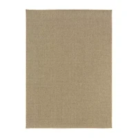 Covington Home Kehlani Flat Woven Solid Indoor Outdoor Rectangular Area Rug