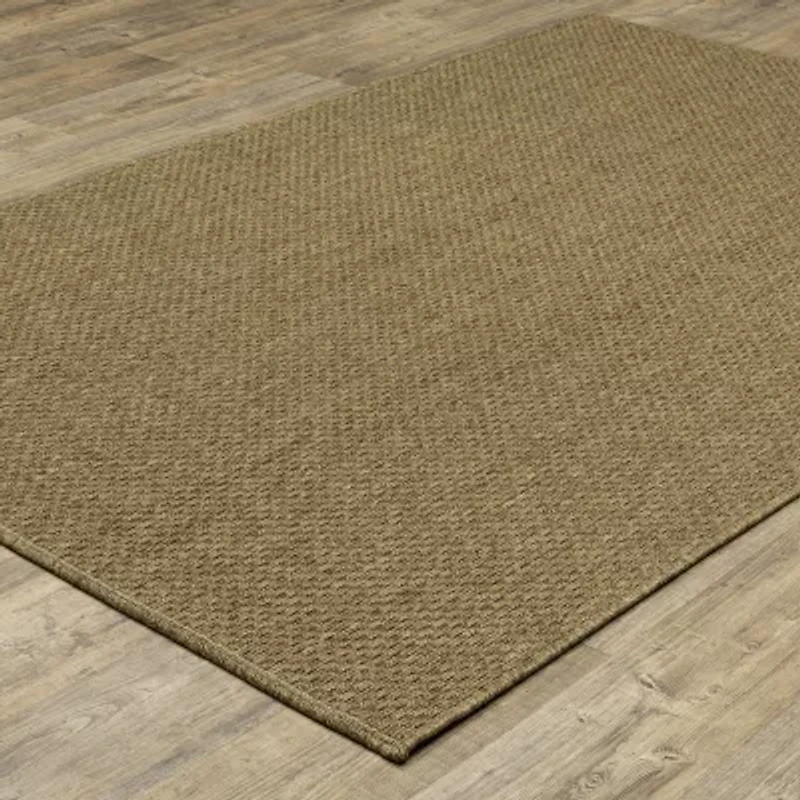 Covington Home Kehlani Panama Weave Indoor Outdoor Rectangular Area Rug