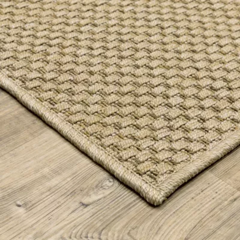 Covington Home Kehlani Flat Weave Indoor Outdoor Rectangular Area Rug