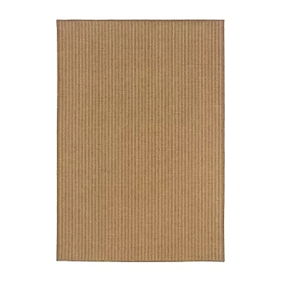 Covington Home Kehlani Vertical Stripe Indoor Outdoor Rectangular Area Rug