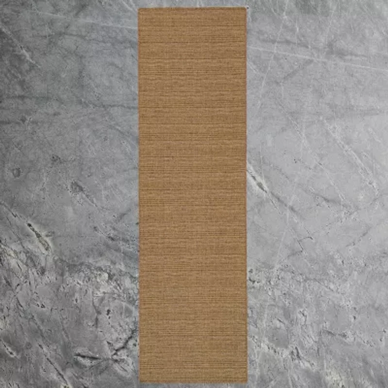 Covington Home Kehlani Tonal Stripe 2'3"X7'6" Indoor Outdoor Rectangular Runner