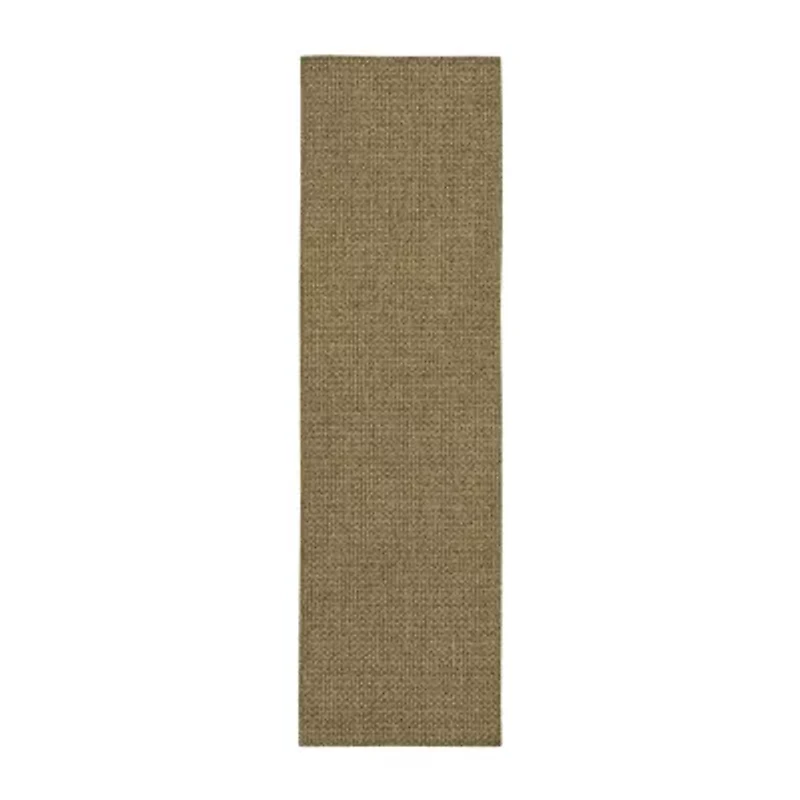 Covington Home Kehlani Panama Weave 2'3"X7'6" Indoor Outdoor Rectangular Runner