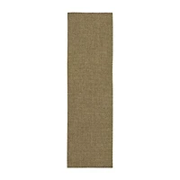 Covington Home Kehlani Panama Weave 2'3"X7'6" Indoor Outdoor Rectangular Runner