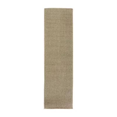 Covington Home Kehlani Flat Weave 2'3"X7'6" Indoor Outdoor Rectangular Runner