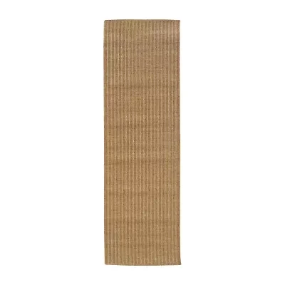 Covington Home Kehlani Vertical Stripe 2'3"X7'6" Indoor Outdoor Rectangular Runner