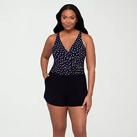 Trimshaper Womens Swim Romper