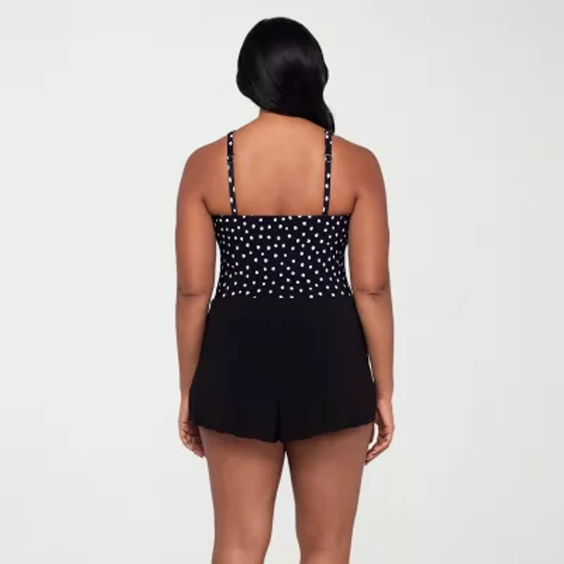 Trimshaper Womens Swim Romper