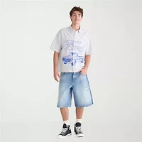 AEROPOSTALE Ford Mens Short Sleeve Regular Fit Button-Down Shirt