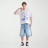 AEROPOSTALE Ford Mens Short Sleeve Regular Fit Button-Down Shirt