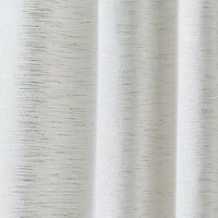 Martha Stewart Harmony Grommet Top Sheer Single Curtain Panel