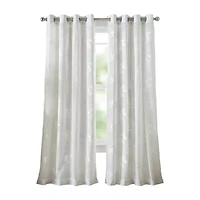 Martha Stewart Soriah Grommet Top Sheer Single Curtain Panel