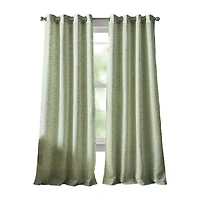 Martha Stewart Harmony Grommet Top Sheer Single Curtain Panel