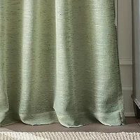 Martha Stewart Harmony Grommet Top Sheer Single Curtain Panel