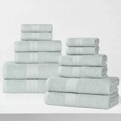 SUPERIOR® Eco-Friendly Cotton -pc. Quick Dry Bath Towel Set