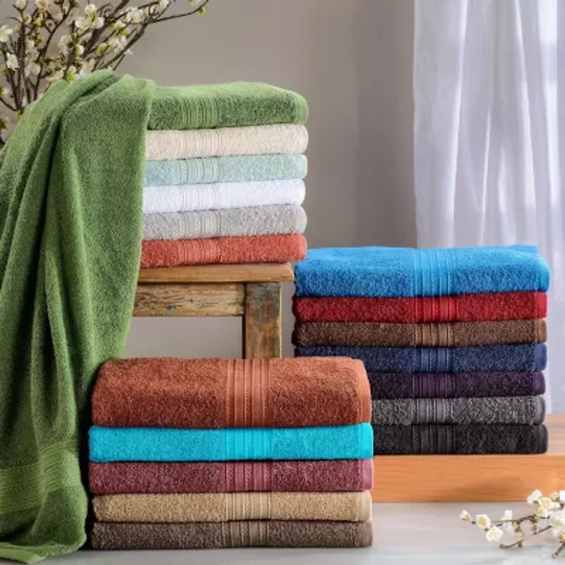 SUPERIOR® Eco-Friendly Cotton 8-pc. Quick Dry Bath Towel Set