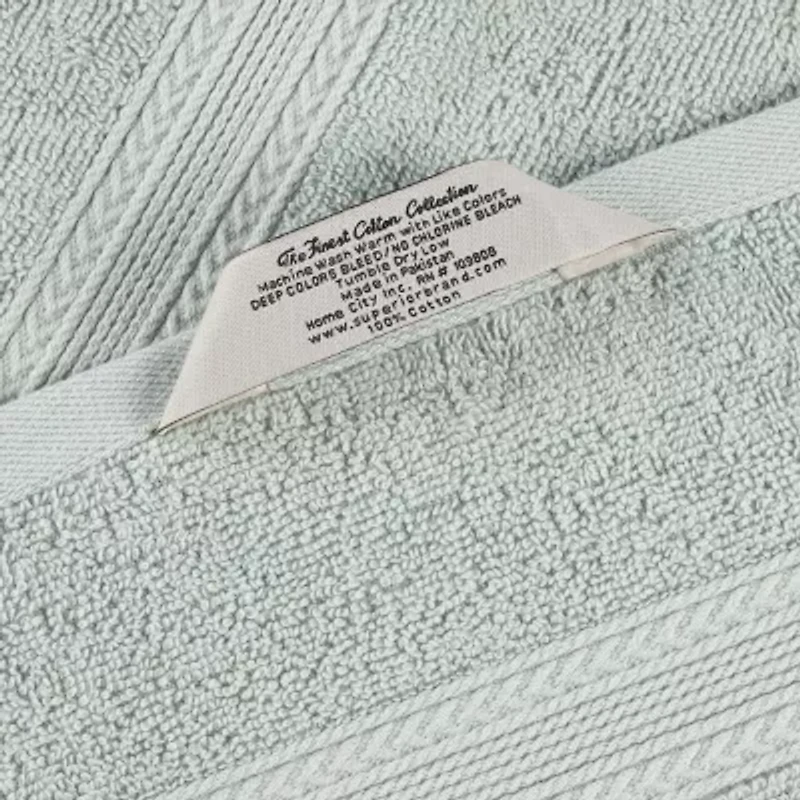 SUPERIOR® Eco-Friendly Cotton 8-pc. Quick Dry Bath Towel Set