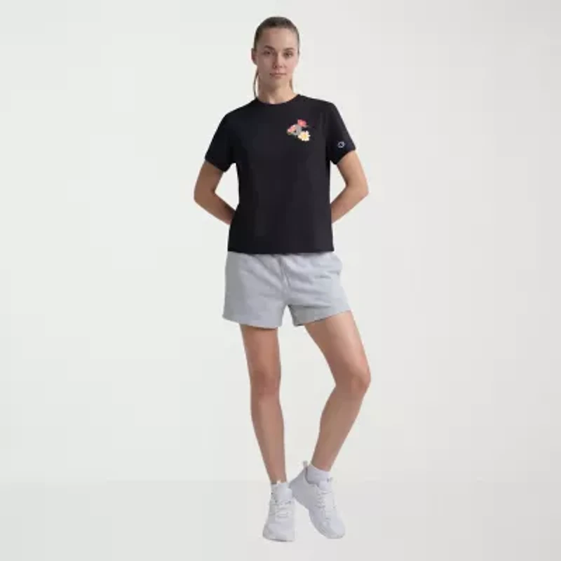 Champion Womens Crew Neck Short Sleeve Active T-Shirt