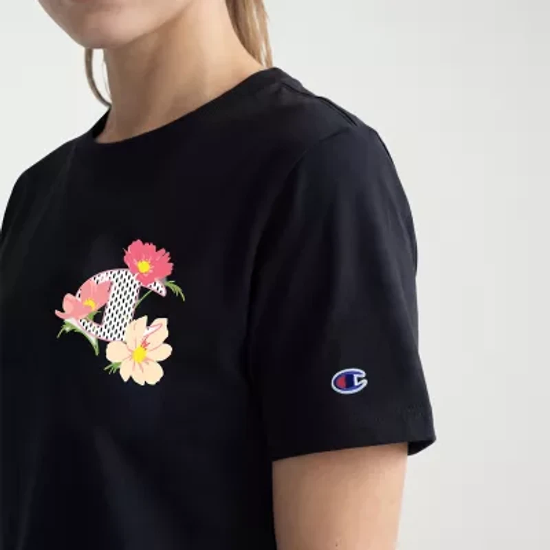 Champion Womens Crew Neck Short Sleeve Active T-Shirt