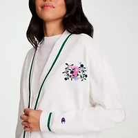Champion Womens V Neck Long Sleeve Button Cardigan