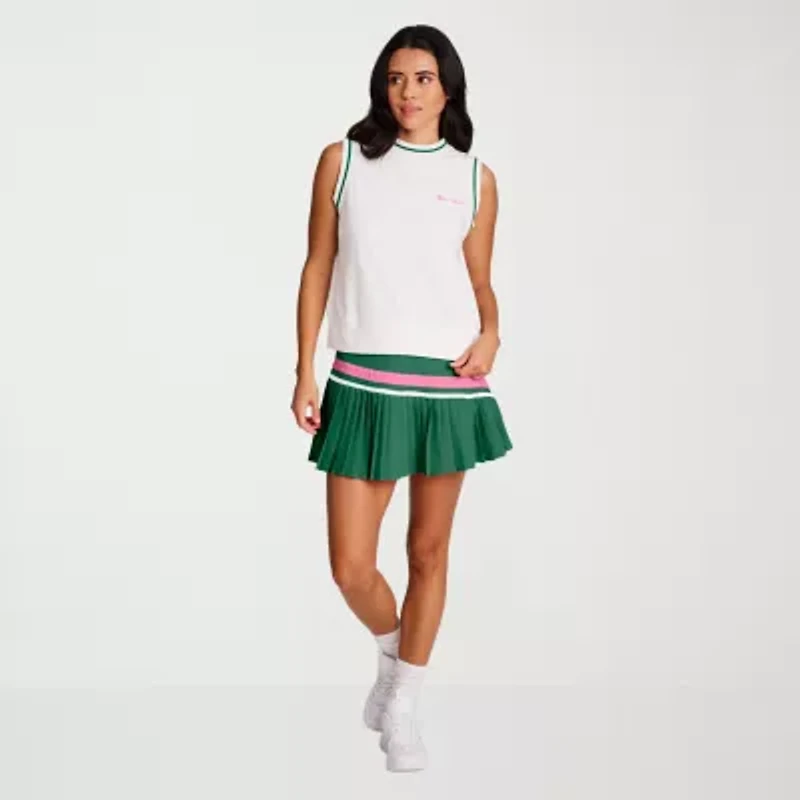 Champion Womens Mock Neck Sleeveless Muscle T-Shirt