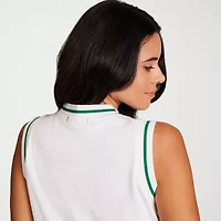 Champion Womens Mock Neck Sleeveless Muscle T-Shirt