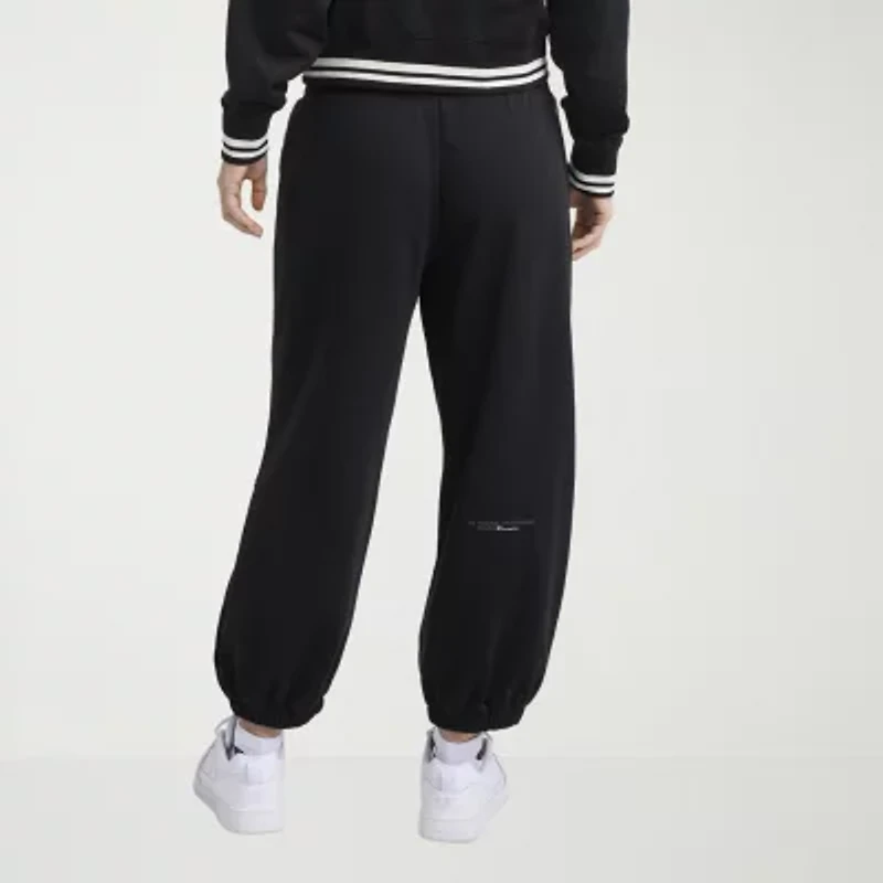 Champion Womens Cinched Mid Rise Loose Fit Sweatpant