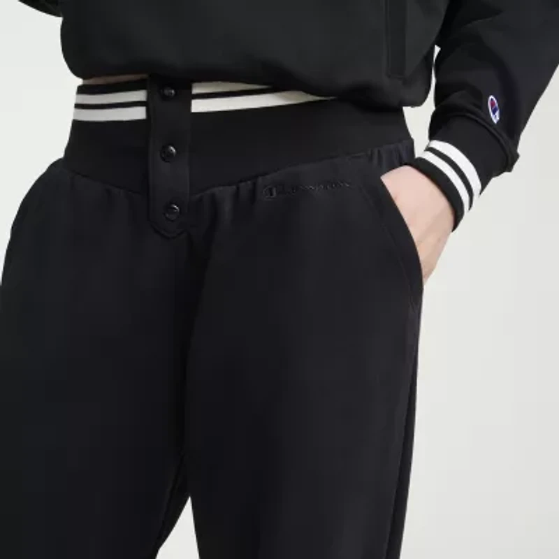 Champion Womens Cinched Mid Rise Loose Fit Sweatpant