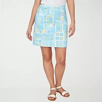 Hearts Of Palm Womens Mid Rise Skort