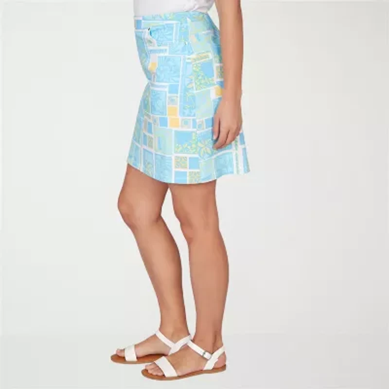 Hearts Of Palm Womens Mid Rise Skort