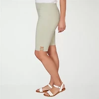 Hearts Of Palm Womens 11" Mid Rise Bermuda Short