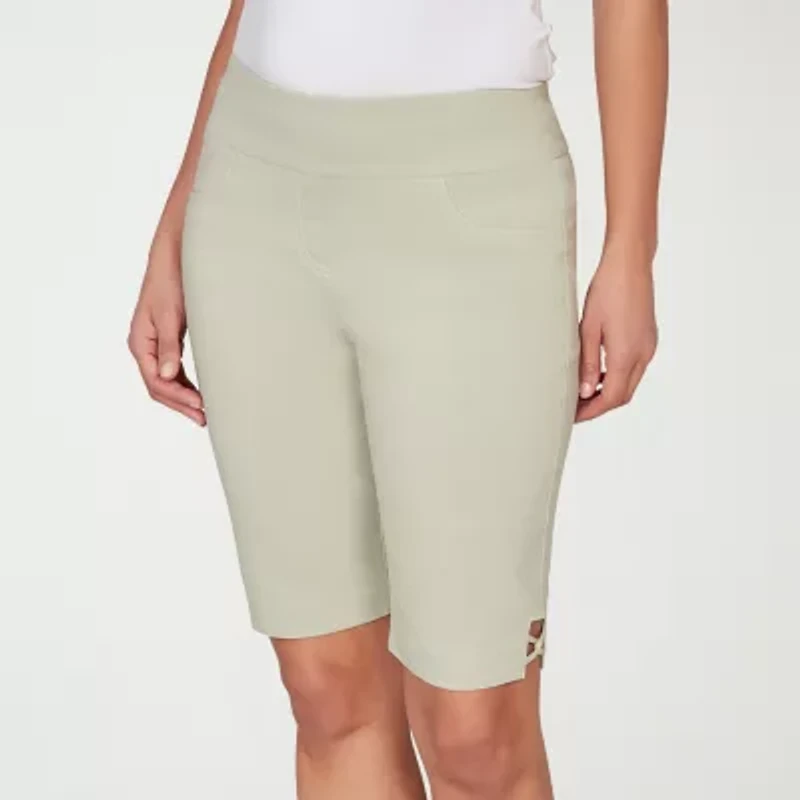 Hearts Of Palm Womens 11" Mid Rise Bermuda Short