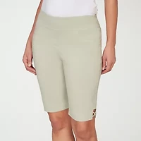 Hearts Of Palm Womens 11" Mid Rise Bermuda Short