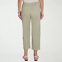 Hearts Of Palm Womens Straight Mid Rise Capri Pant