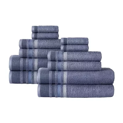 Home Expressions Stripe 12-pc. Bath Towel Set