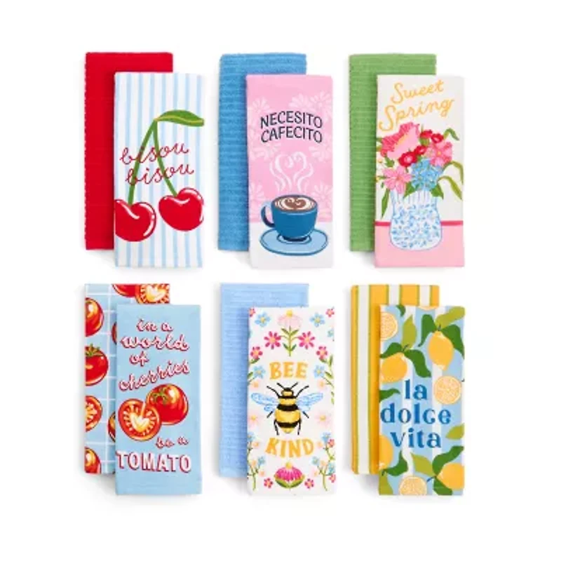 Layerings Bee Kind 2-pc. Kitchen Towel Set