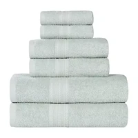 SUPERIOR® Eco-Friendly Cotton 6-pc. Quick Dry Bath Towel Set