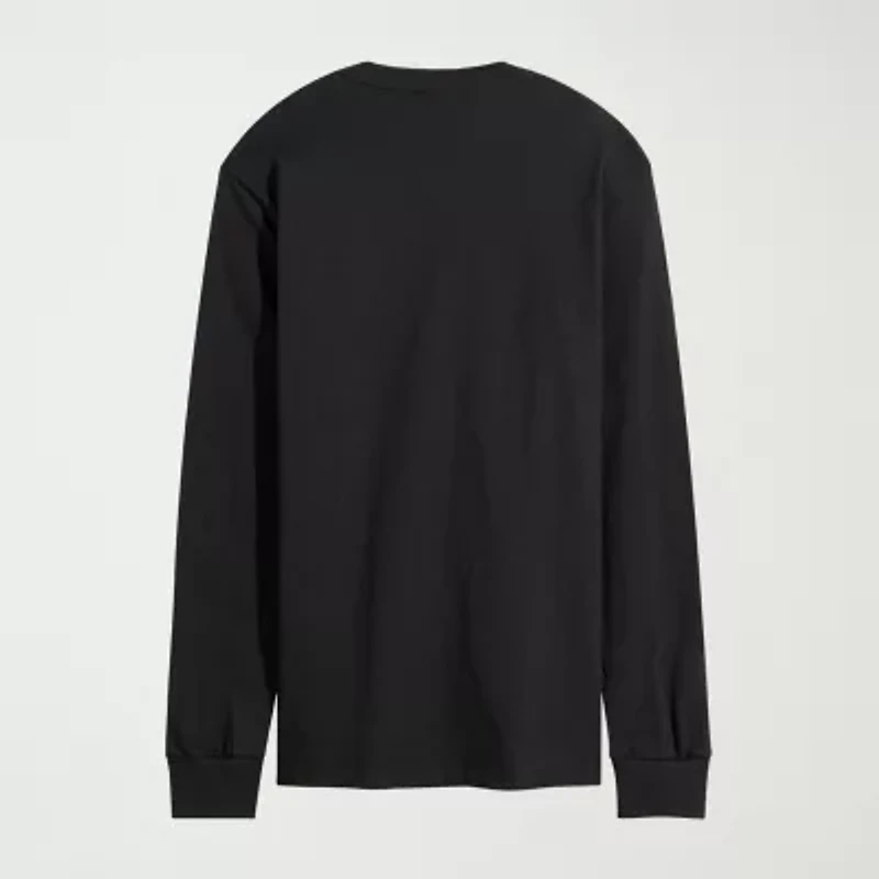 Novelty The Mandalorian And Grogu Bounty Hunter Mens Crew Neck Long Sleeve Regular Fit Baby Yoda Star Wars Graphic T-Shirt