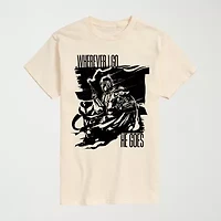 Novelty The Mandalorian and Grogu Mens Crew Neck Short Sleeve Regular Fit Baby Yoda Star Wars Big Tall Graphic T-Shirt