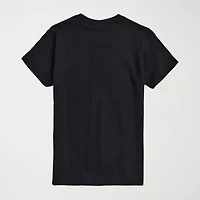 Novelty The Mandalorian and Grogu Logo Mens Crew Neck Short Sleeve Regular Fit Baby Yoda Star Wars Big Tall Graphic T-Shirt