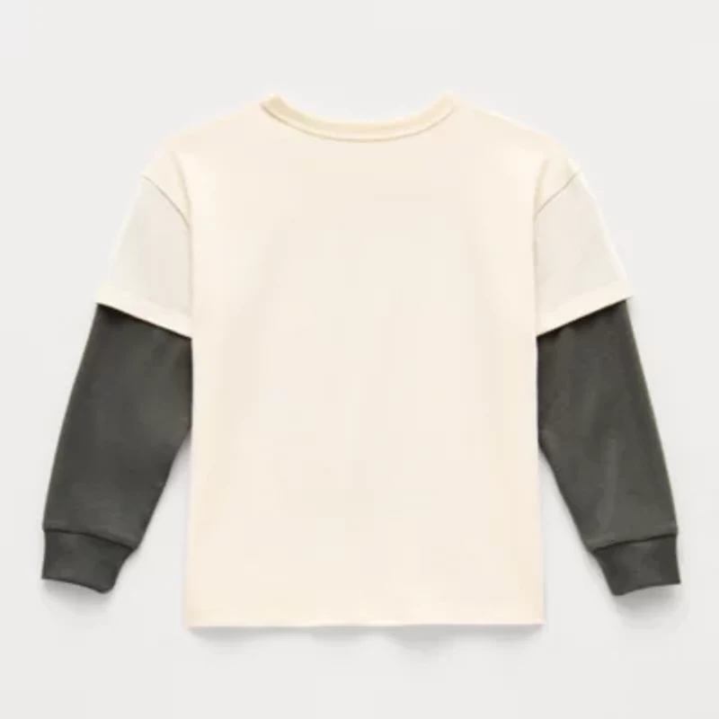 Grayson Little Toddler Boys Crew Neck Long Sleeve T-Shirt