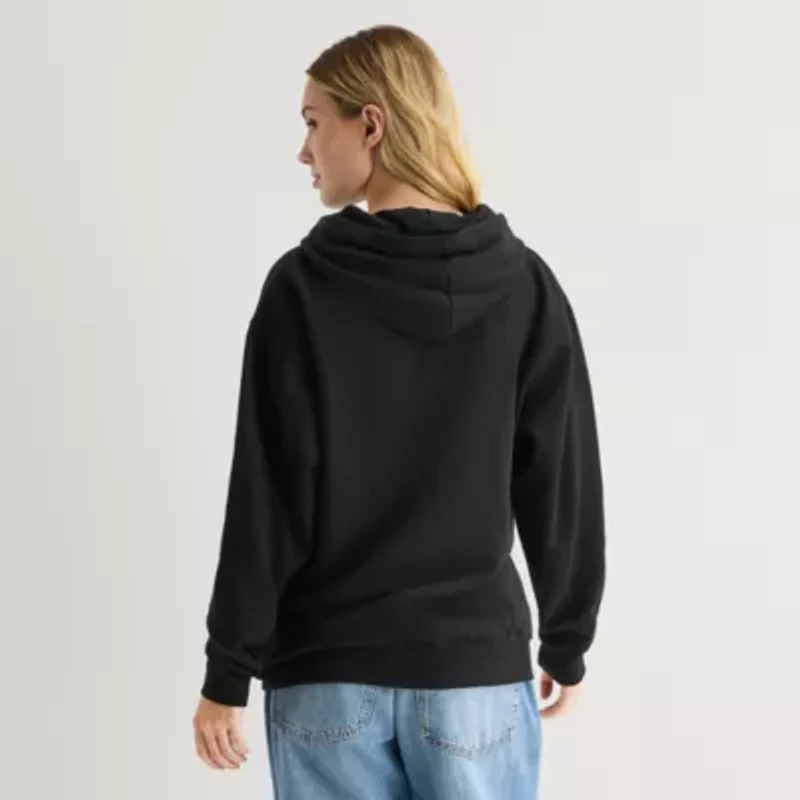 K-Pop Demon Hunters Womens Juniors Long Sleeve Fleece Hoodie