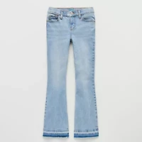 Thereabouts Little & Big Kid Girls Adjustable Waist Low Rise Flare Leg Jean