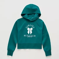 Xersion Little & Big Kid Girls Long Sleeve Active Hoodie