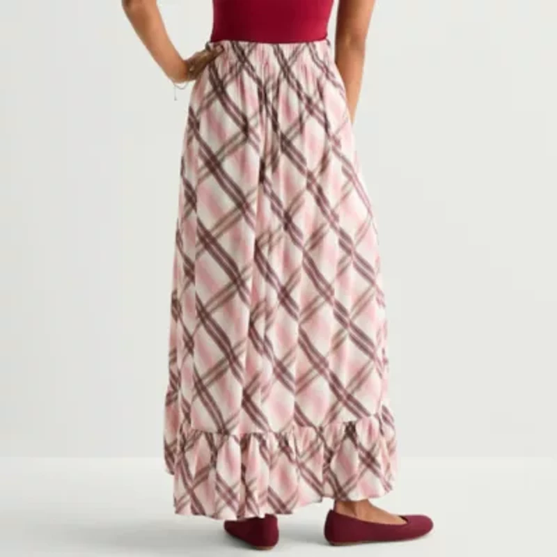 Arizona Womens Juniors Maxi Skirt
