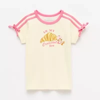 Grayson Little Toddler Girls Crew Neck Short Sleeve Relaxed Fit Strawberry Shortcake Graphic T-Shirt