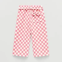 Grayson Little Toddler Girls Wide Leg Relaxed Fit Pull-On Pant