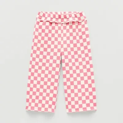 Grayson Little Toddler Girls Wide Leg Relaxed Fit Pull-On Pant