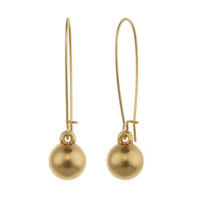 Liz Claiborne Womens Ball Drop Earrings