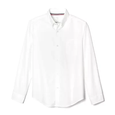 French Toast Little & Big Kid Boys Wrinkle Resistant Button Down Collar Long Sleeve Dress Shirt